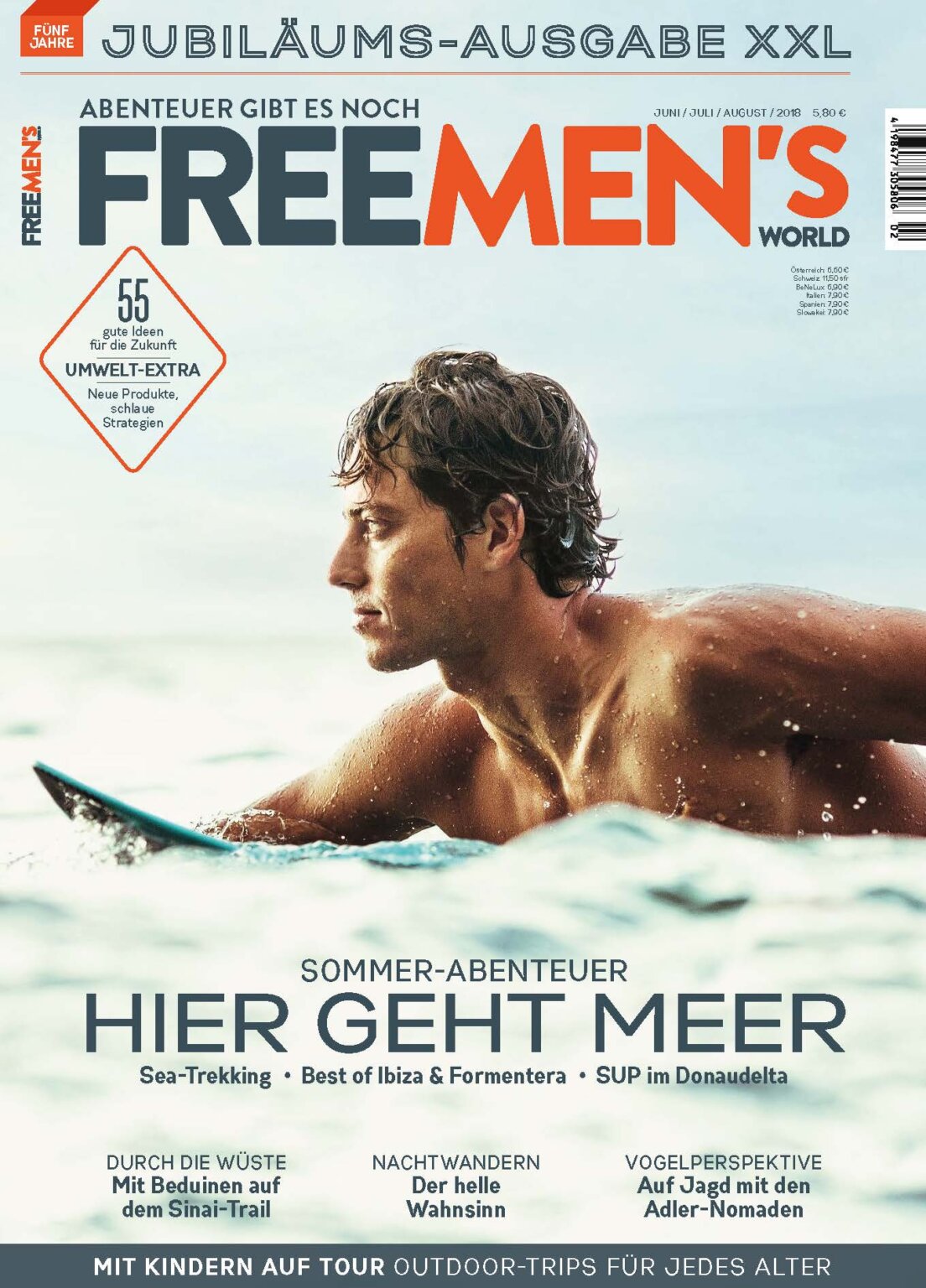 FREE MEN'S WORLD DAS ABENTEUERMAGAZIN